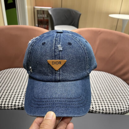 Dior simple denim baseball cap - Image 7