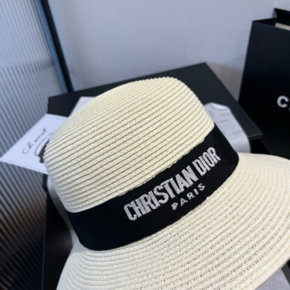 Dior simple letter embroidered basin hat - Image 7