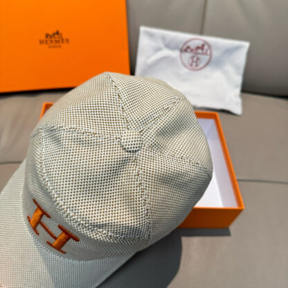 Hermès canvas breathable baseball cap - Image 6