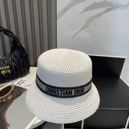 Dior exquisite fashion straw hat - Image 7
