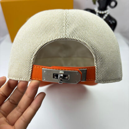 Hermès Unisex Canvas Baseball Cap - Image 6