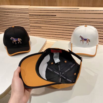Hermès Unisex Canvas Baseball Cap - Image 6