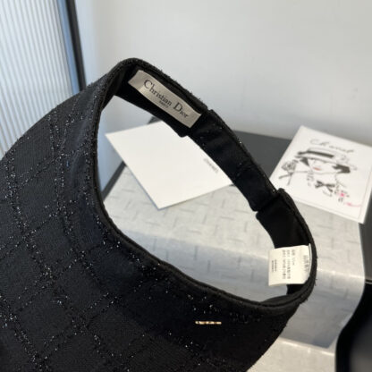 Dior hollow peaked cap sun headband - Image 7