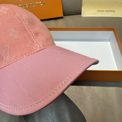 Louis Vuitton embossed leather baseball cap - Image 6