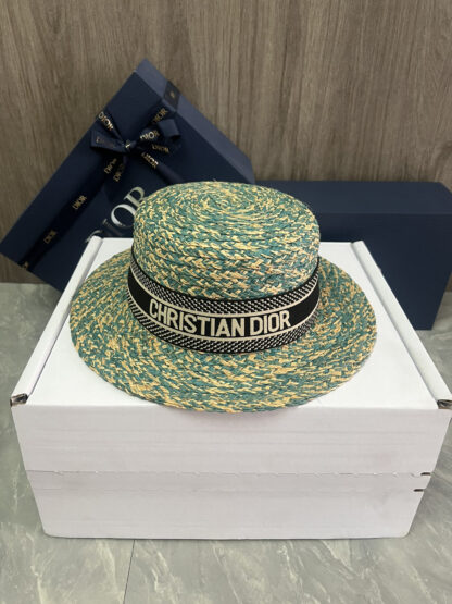 Dior Raffia Straw Hat - Image 7