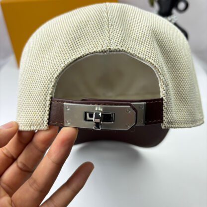 Hermès Unisex Canvas Baseball Cap - Image 6