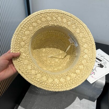Dior raffia flat cap - Image 7