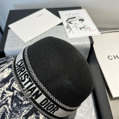 Dior old flower fashion straw hat - Image 7