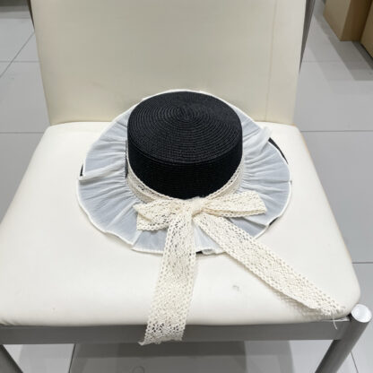 Dior lace straw hat - Image 7