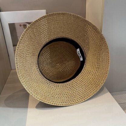 Dior hollow hat fashionable straw hat - Image 5
