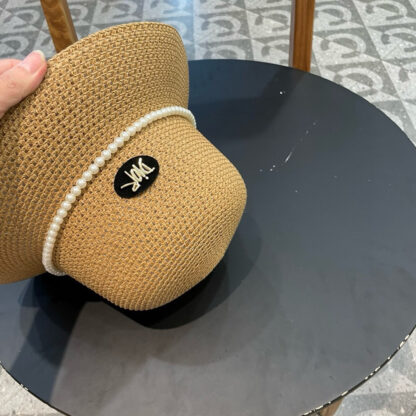 Dior hollow dome straw hat - Image 7
