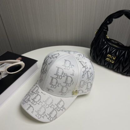 Dior diamond logo baseball cap - Image 7