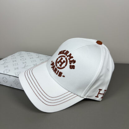 Hermès Unisex Canvas Baseball Cap - Image 6
