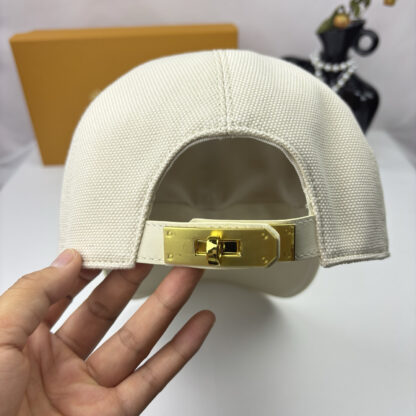 Hermès Unisex Canvas Baseball Cap - Image 6