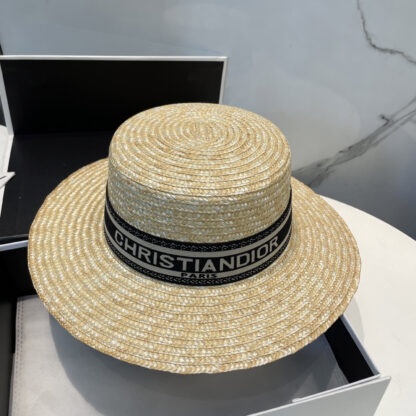 Dior fashionable and versatile straw hat - Image 7