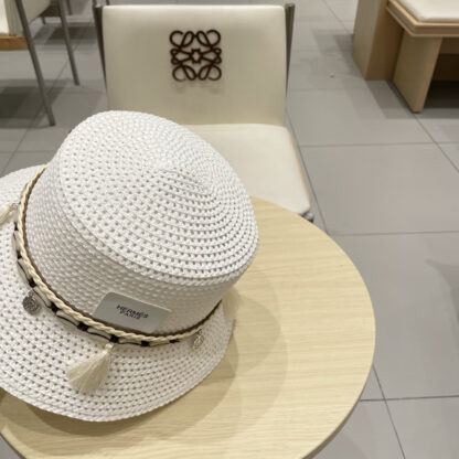 Hermes hollow bucket straw hat - Image 6