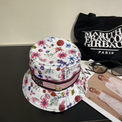 Dior Fashion Floral Bucket Hat - Image 7