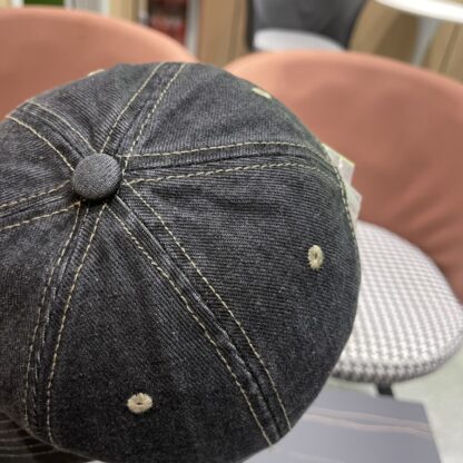 Hermes Fashion Denim Baseball Cap - Image 6