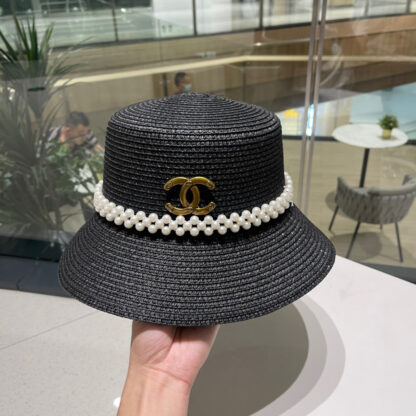 Dior Fashion Pearl Flat Bucket Hat - Image 7