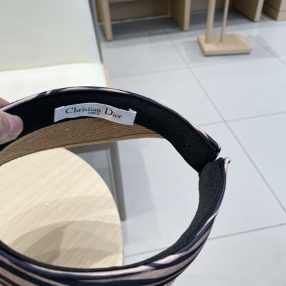 Dior rhinestone visor hat - Image 7