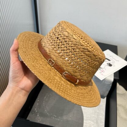 Dior new raffia flat cap - Image 7