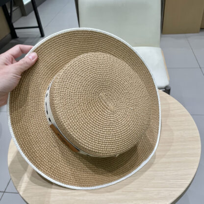 Dior new flat straw hat - Image 7