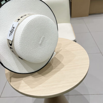 Dior new flat straw hat - Image 7