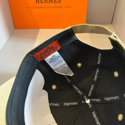 Hermès Unisex Canvas Baseball Cap - Image 6