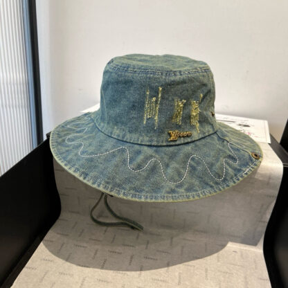 Louis Vuitton Denim Bucket Hat - Image 5