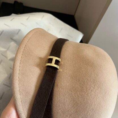 Hermès autumn and winter new wool bucket hat - Image 6