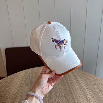 Hermès Unisex Canvas Baseball Cap - Image 6