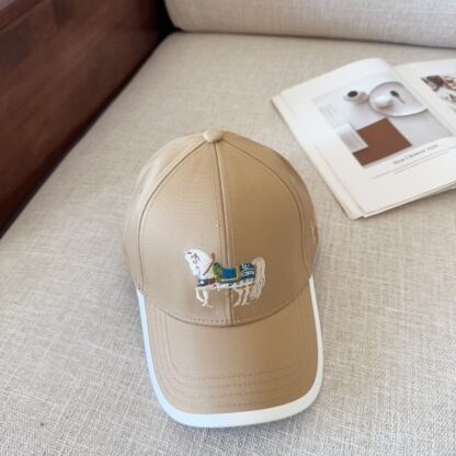Hermès Unisex Canvas Baseball Cap - Image 6