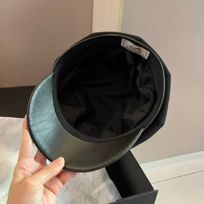 Hermès new woolen duckbill painter hat - Image 6
