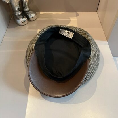 Hermès woolen new duckbill military cap - Image 6