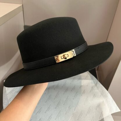 Hermès New Wool Belt Buckle Hat - Image 6