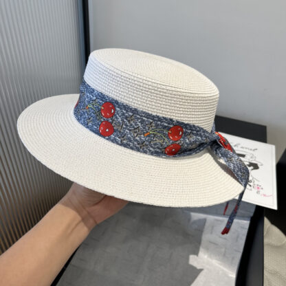 Louis Vuitton new flat straw hat - Image 6