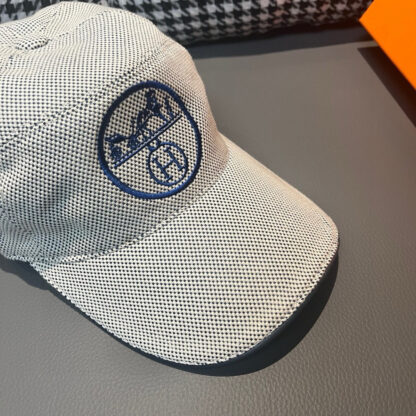 Hermès Breathable Canvas Baseball Cap - Image 6