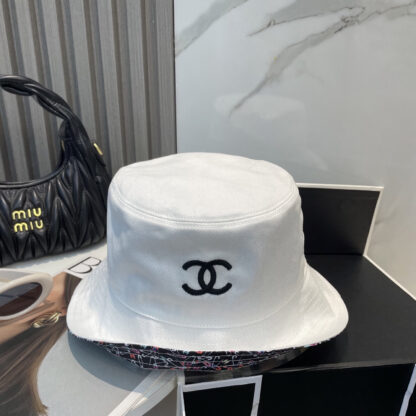 Chanel double-sided embroidered bucket hat - Image 6