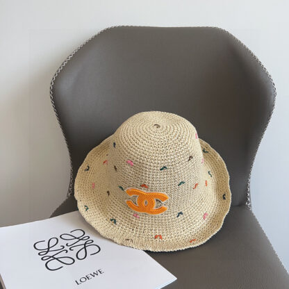 Chanel Straw Bucket Hat - Image 5