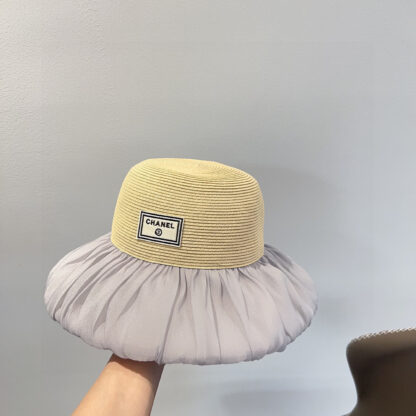 Chanel pleated irregular bucket hat - Image 6