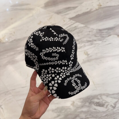 Chanel diamond hard top baseball cap - Image 6