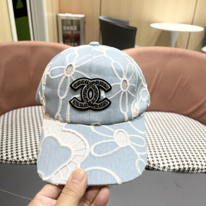 Chanel summer embroidered flower all-match baseball cap - Image 6