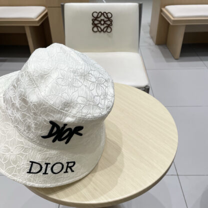 Dior embroidered letter bucket hat - Image 7