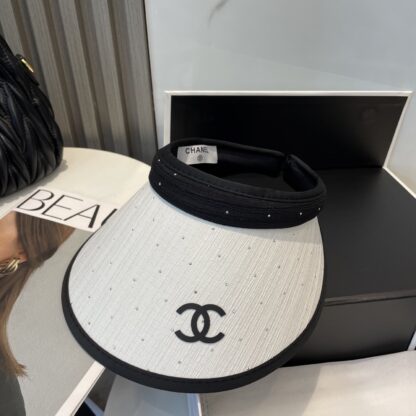 Chanel Summer Diamond Hollow Top Hat - Image 6