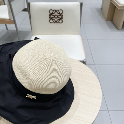 Dior bow visor straw hat - Image 7