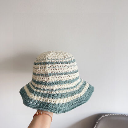 Dior colorblock woven simple bucket hat - Image 7