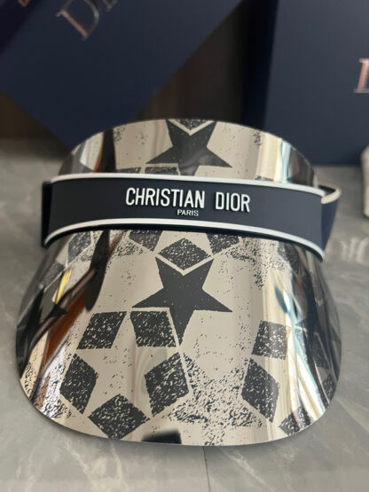 Dior Fashion Star Print Sun Hat - Image 7