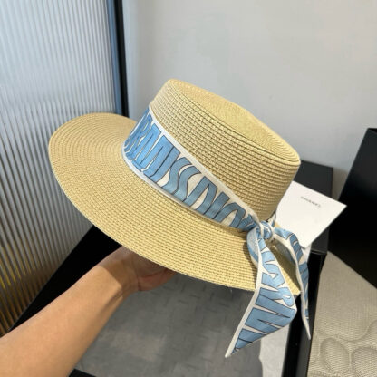 Dior silk ribbon flat hat - Image 7