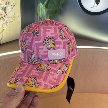Fendi Lightweight Breathable Vintage Baseball Cap - Image 7