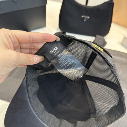 Fendi jacquard half-visor baseball cap - Image 7